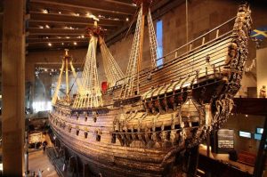 Vasa-laiva Tukholmassa.